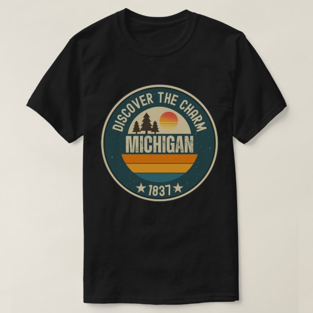 Entdecken Sie Michigan - Designs für jede Lover T-Shirt (Design vorne)