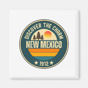 Entdecken Sie New Mexico Designs für jeden Liebhab Magnet