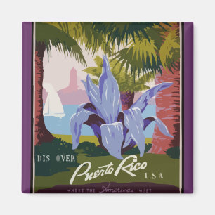 Entdecken Sie Puerto Rico Magnet