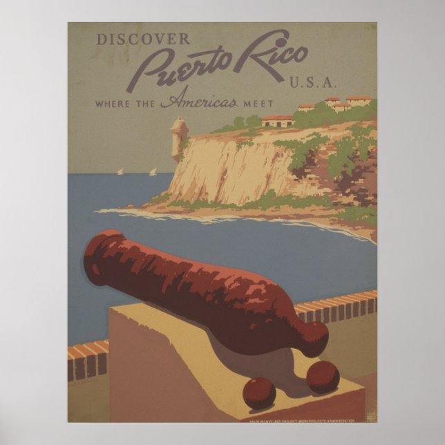 Entdecken Sie Puerto Rico Poster (Vorne)