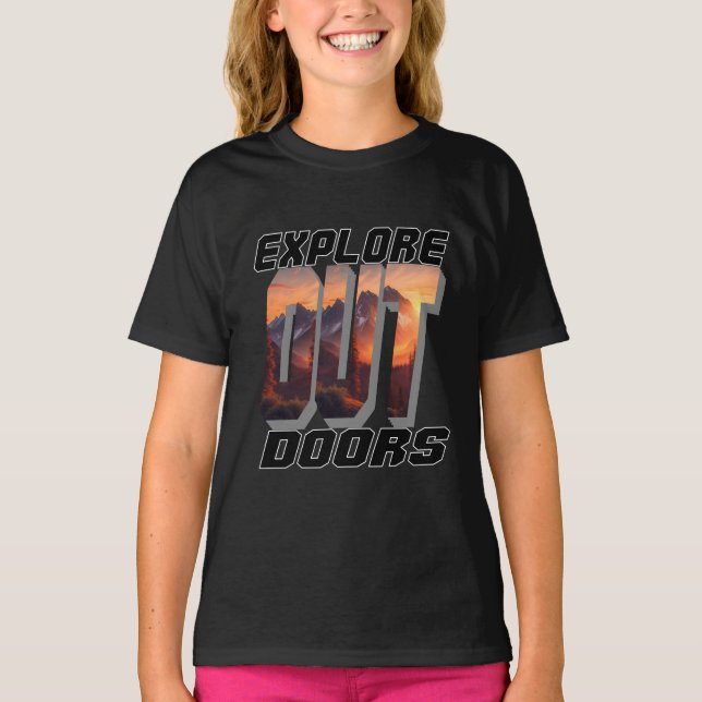 ENTDECKEN SIE TÜREN T-Shirt (Vorderseite)
