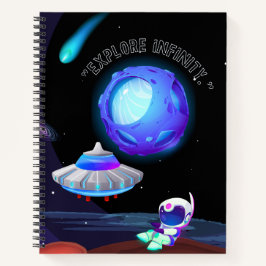 Entdecken Sie Unendlichkeit Notizbuch