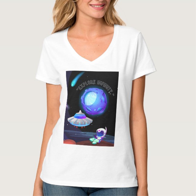 Entdecken Sie Unendlichkeit T-Shirt (Vorderseite)