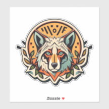 Entdecken Sie unsere Wolf Sticker Kollektion