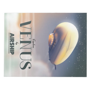 Entdecken Sie Venus mit dem Flugzeug Notizblock