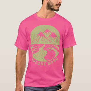 Entdecken Sie Vintagere Berge im Freien T-Shirt