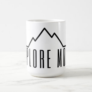 Entdecken Sie weitere minimalistische Berg-Kaffeet Kaffeetasse