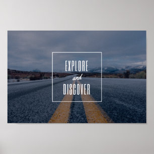Entdecken und entdecken poster