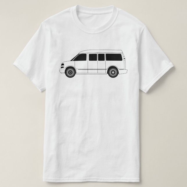 Entdecker Campervan T-Shirt (Design vorne)