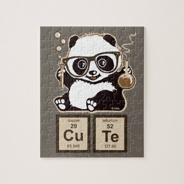 Entdecktes niedliches der Chemie Panda (Vertikal)