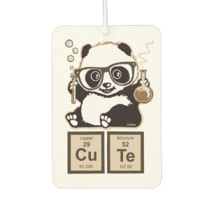 Entdecktes niedliches der Chemie Panda Autolufterfrischer