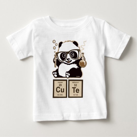 Entdecktes niedliches der Chemie Panda Baby T-shirt