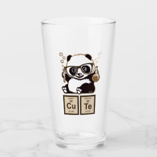 Entdecktes niedliches der Chemie Panda Glas