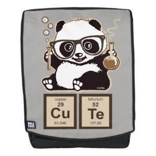 Entdecktes niedliches der Chemie Panda Rucksack