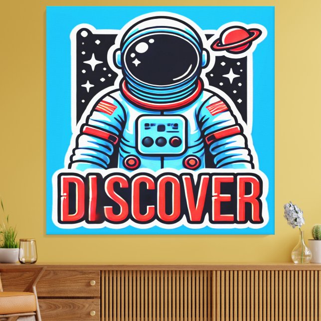 ENTDECKUNG VON EVA 3 LEINWANDDRUCK (Insitu (Wohnzimmer))