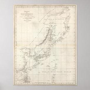 Entdeckungen 1787 im Meer der China Poster