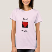 Entdeckungs-Herz-Zitat-T - Shirt