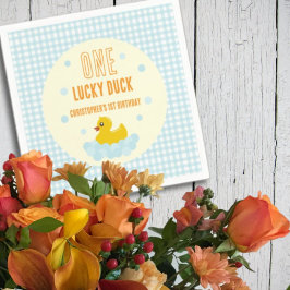 Ente 1. Geburtstag Serviette