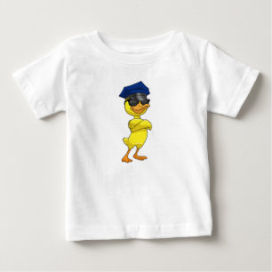 Ente als Polizeibeamter mit Polizeischutz Baby T-shirt