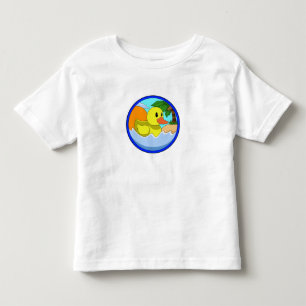 Ente am Strand mit Palmen.PNG Kleinkind T-shirt