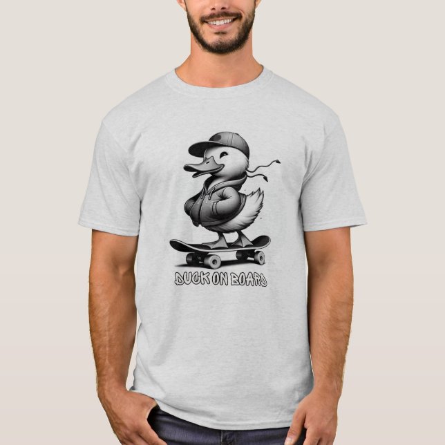 Ente an Bord T-Shirt (Vorderseite)