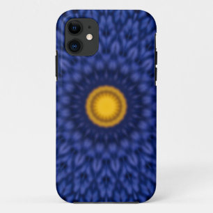 Ente auf Blau mit gelbem Kaleidoskop Case-Mate iPhone Hülle