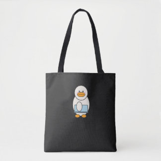 Ente auf dem Weg zur Arbeit, lustige Arbeit Tasche