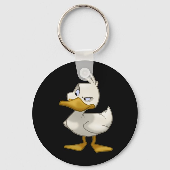 Ente auf einem Schlüsselanhänger (Vorderseite)
