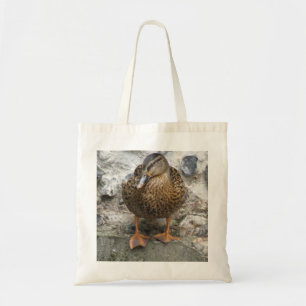Ente auf einer Wandtasche Tragetasche