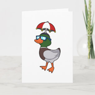 Ente bei Regen mit Regenschirm.PNG Karte