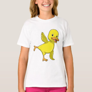 Ente bei Yoga Stretching-Übung T-Shirt