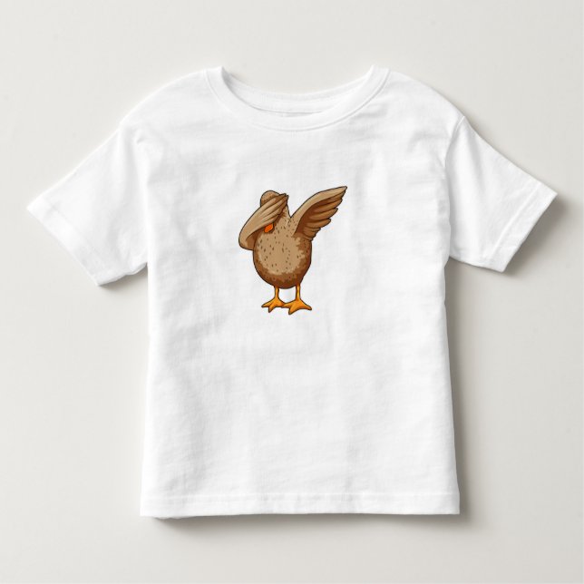 Ente beim Hip Hop Dance Dab Kleinkind T-shirt (Vorderseite)