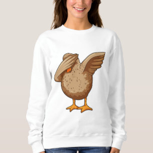 Ente beim Hip Hop Dance Dab Sweatshirt