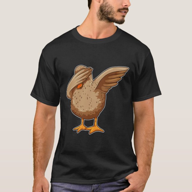 Ente beim Hip Hop Dance Dab T-Shirt (Vorderseite)