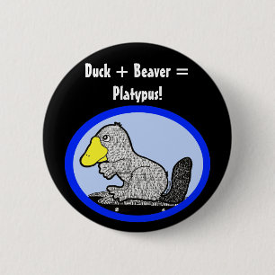 Ente + Biber = Platypus! Button
