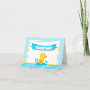 Ente Dankeschön Karte Faltkarte
