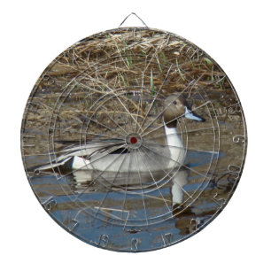 Ente Drake der Spießenten-B5 Dartscheibe