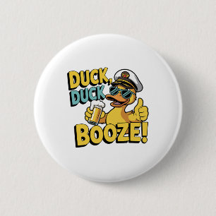 Ente Ente Alkohol Lustige Kreuzfahrt Familie Passe Button