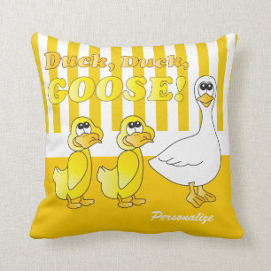 Ente, Ente, Gans-Baby-Kinderzimmer-Thema Kissen