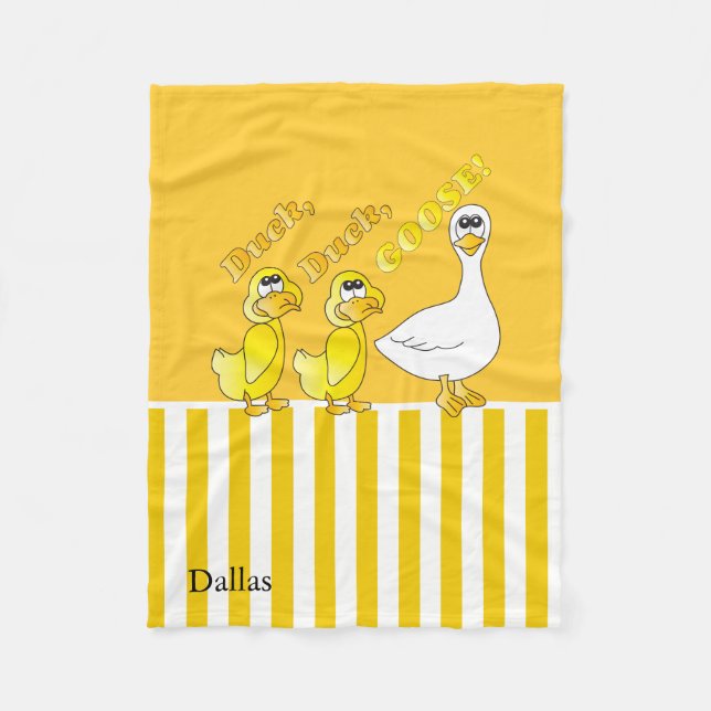 Ente, Ente, Gänse Fleecedecke (Vorderseite)