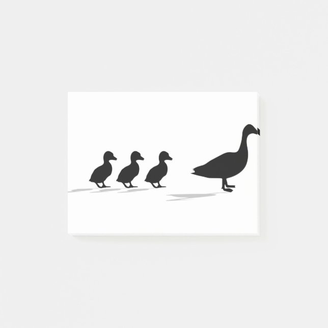 Ente, Ente Post-it Klebezettel (Vorderseite)