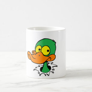 ENTE - färben Sie keinen HINTERGRUND Kaffeetasse