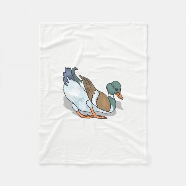 Ente Fleecedecke (Vorderseite)