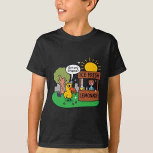 Ente fragt nach Trauben an der Limonadenbude T-Shirt