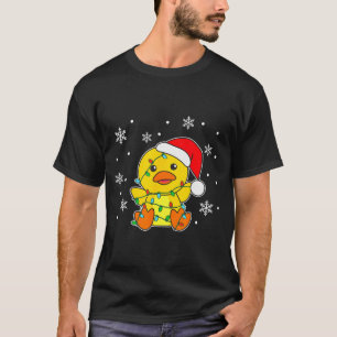 Ente Frohe Weihnachten Wintertiere Ente T-Shirt