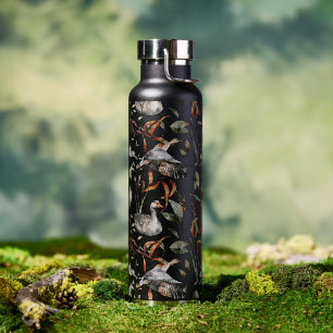 Ente Gänse Kaninchen Jagd Herbst Blätter Trinkflasche