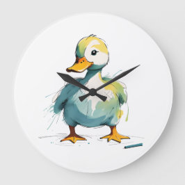 Ente Große Wanduhr