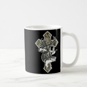Ente Hirsch Turteltaube Tarndruck Kreuz Christlich Kaffeetasse