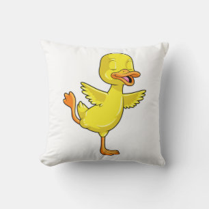 Ente in der Yoga-Fitness auf einem Leg Kissen
