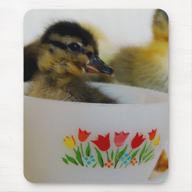 Ente in einem Teacup 2 Mousepad (Vorne)